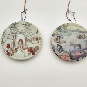 Arabia Finland wall plate 1981 and 1983