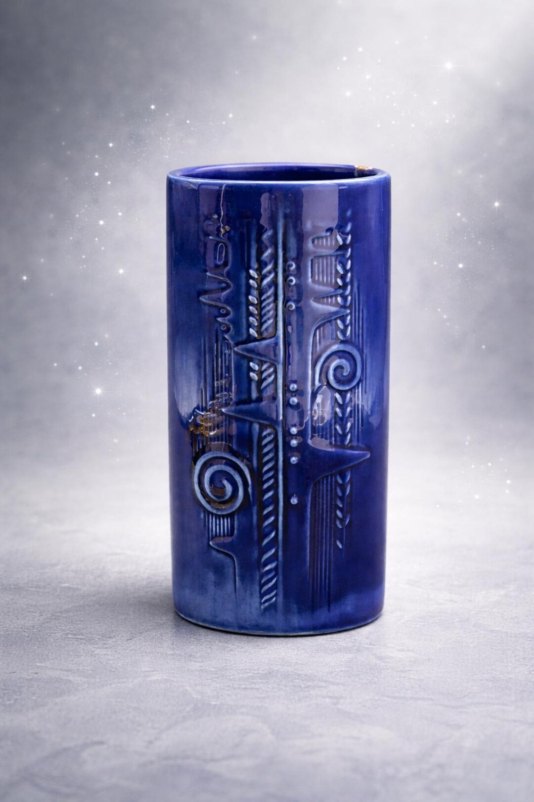 Olle Alberius オッレ アルベリウス 花瓶 ロールストランド ロールストランド ルマー ブルー セラミック花瓶: オーレ アルベリウス