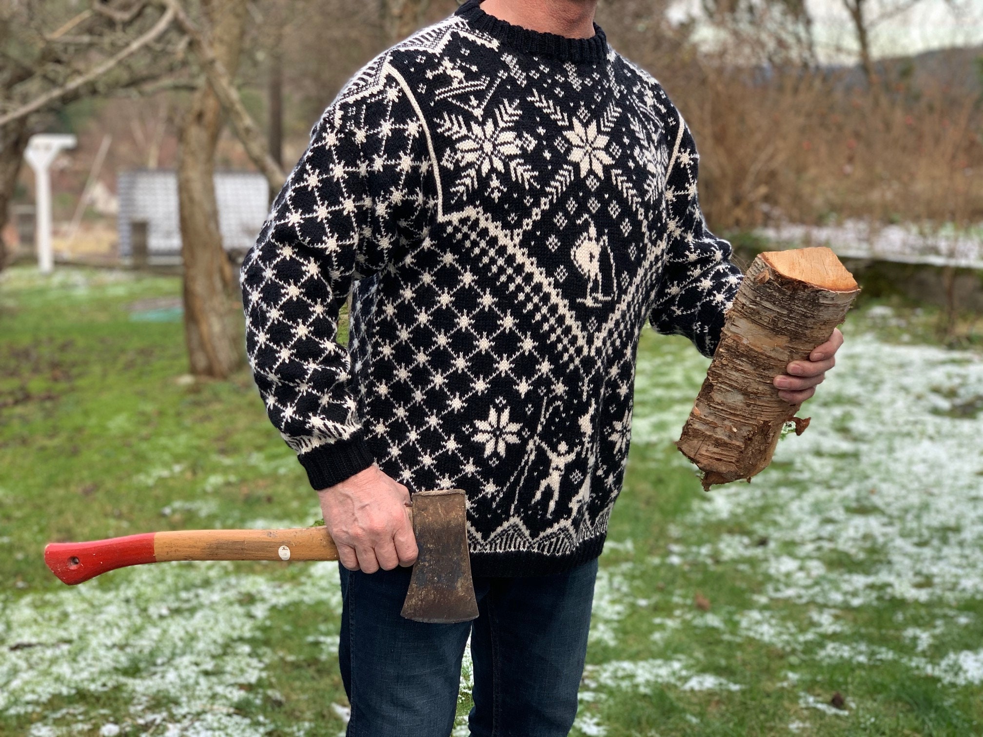 vintage norwegian sweater