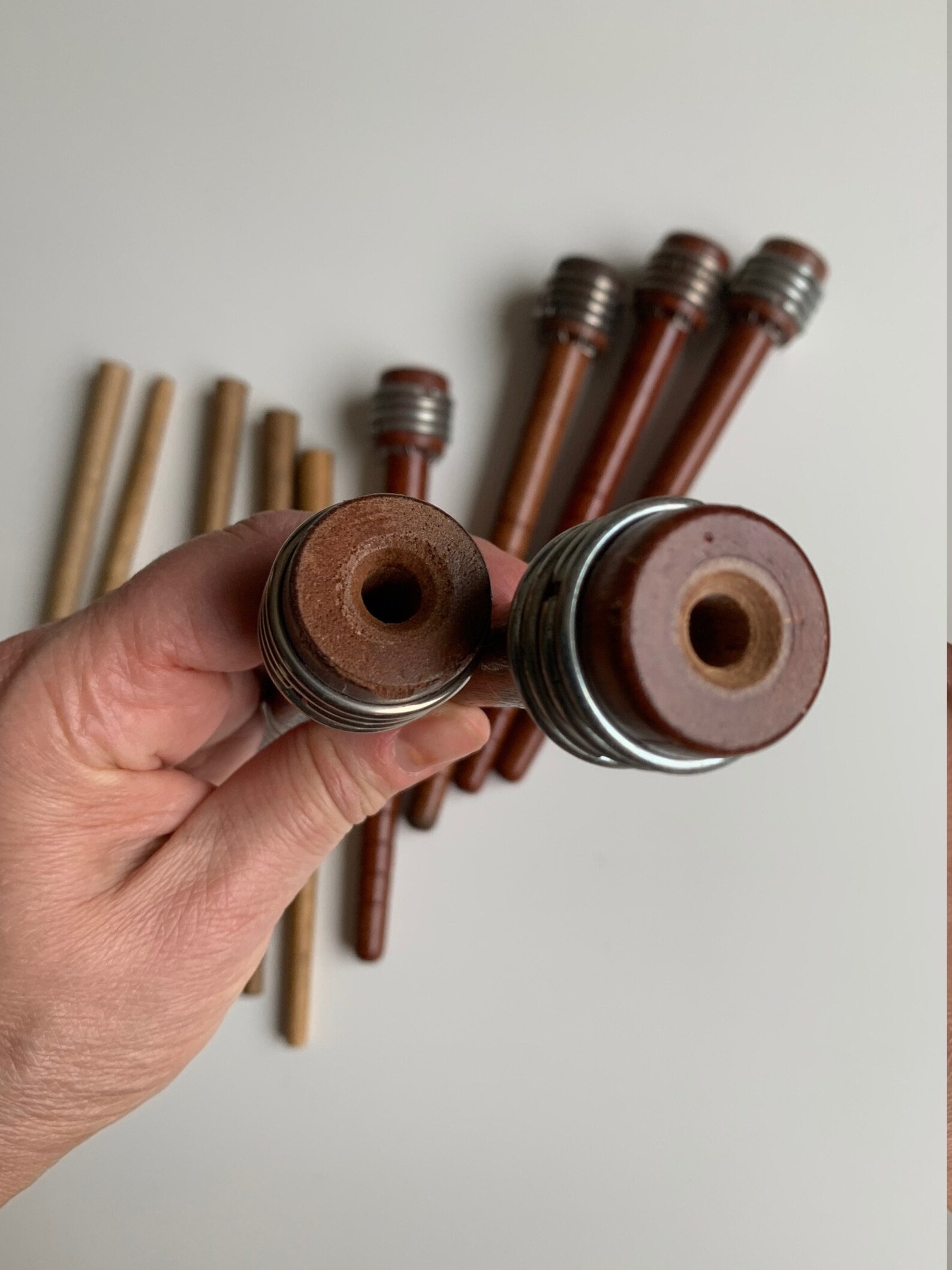 Weaving Shuttle Bobbins Quill Bobbins Antique Prins Etsy