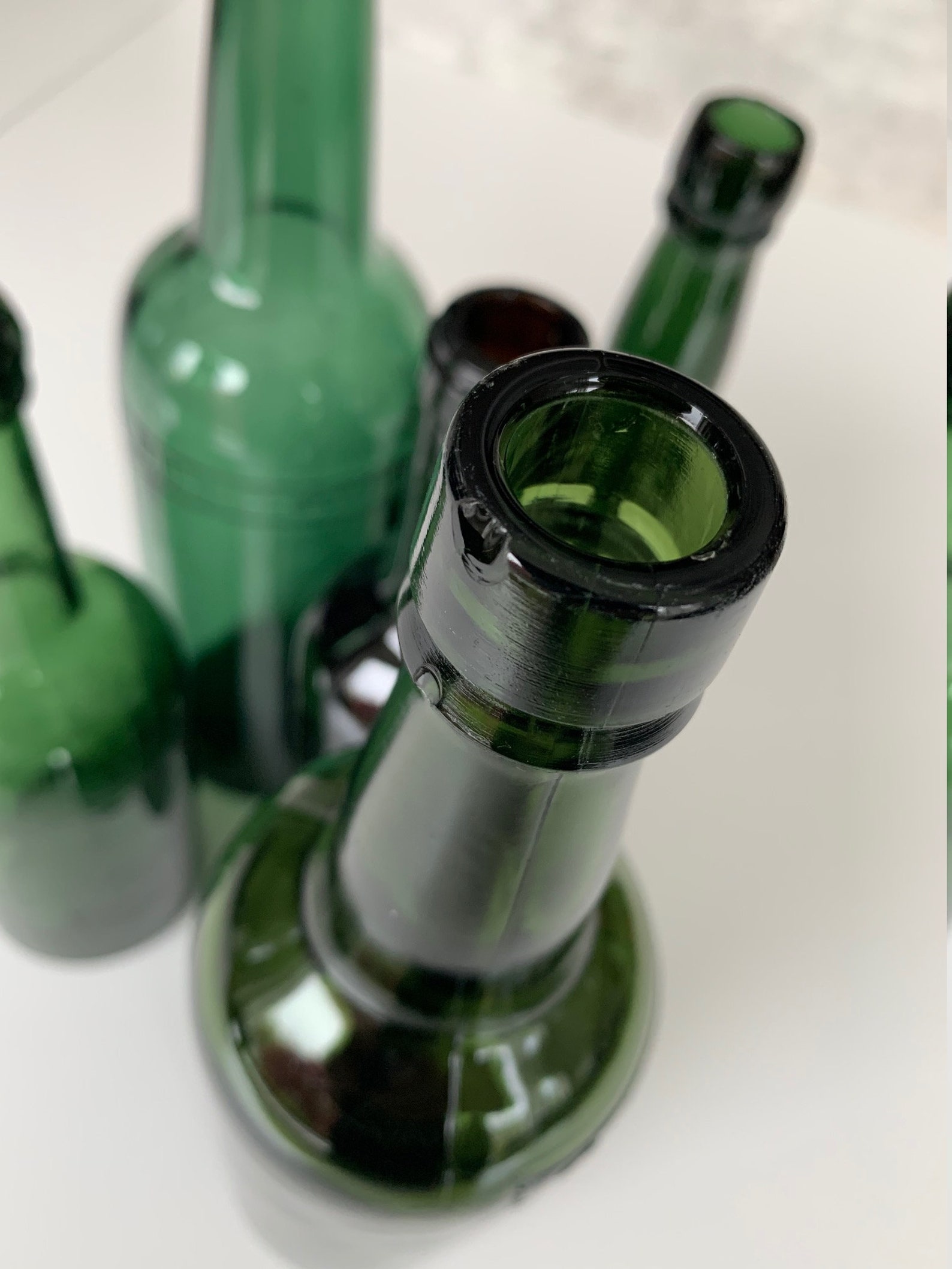 Green Bottles Set Vintage Danish Bottles DDSF Danish Vintage Etsy