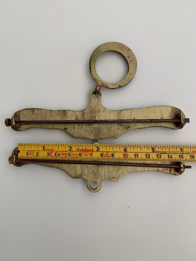 Bell pull brass hanger pair image 4