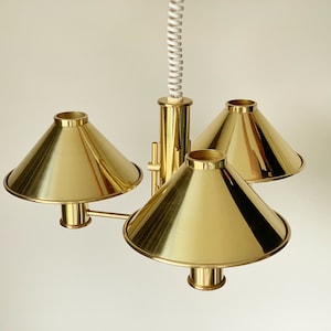 Brass pendant lamp , Norwegian lamp Høvik , Jonas Hidle Norway design lamp