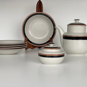 Arabia Finland Reimari Deep Soup Plate , Reimari Sugar Bowl