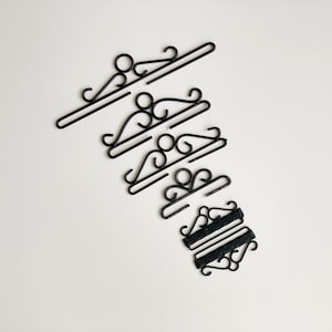 Perchas con tirador de campana, perchas de metal forjado para bordados, perchas noruegas para tapices, Klokkestreng
