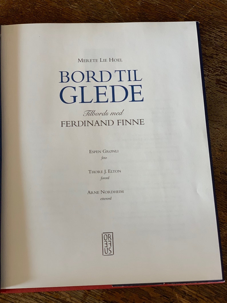 Ferdinand Finne book , Norwegian book image 8