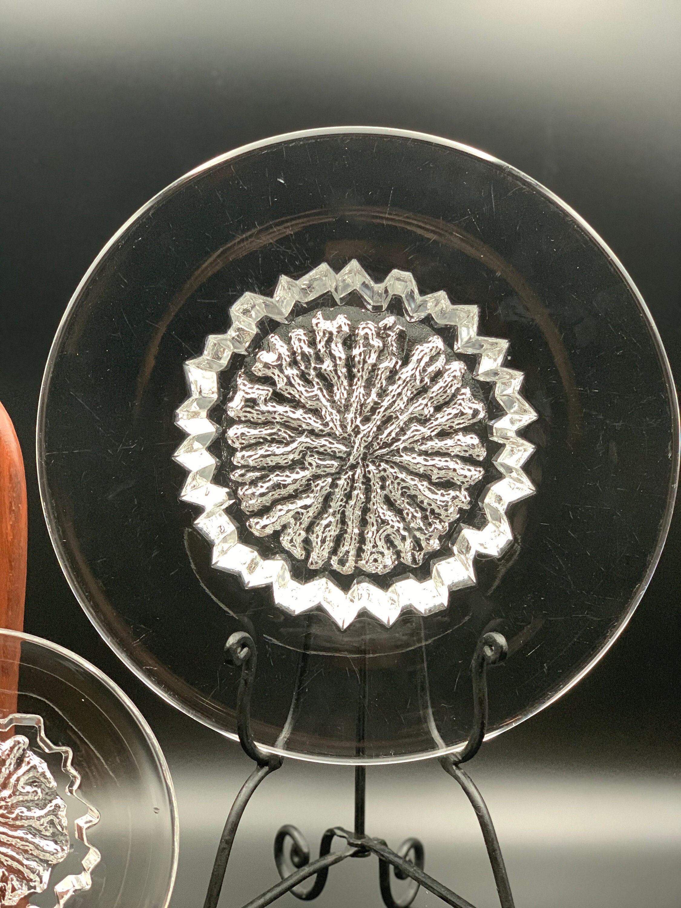Norwegian Art Glass Plate , Hadeland Norway Glass - Etsy Norway