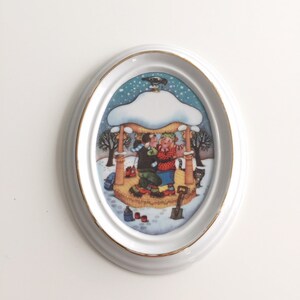 Kari Grossmann Porsgrund Norway Hygge Art Tile Ceramic Art Tile Made In Norway Norwegian Designers Hygge Gift