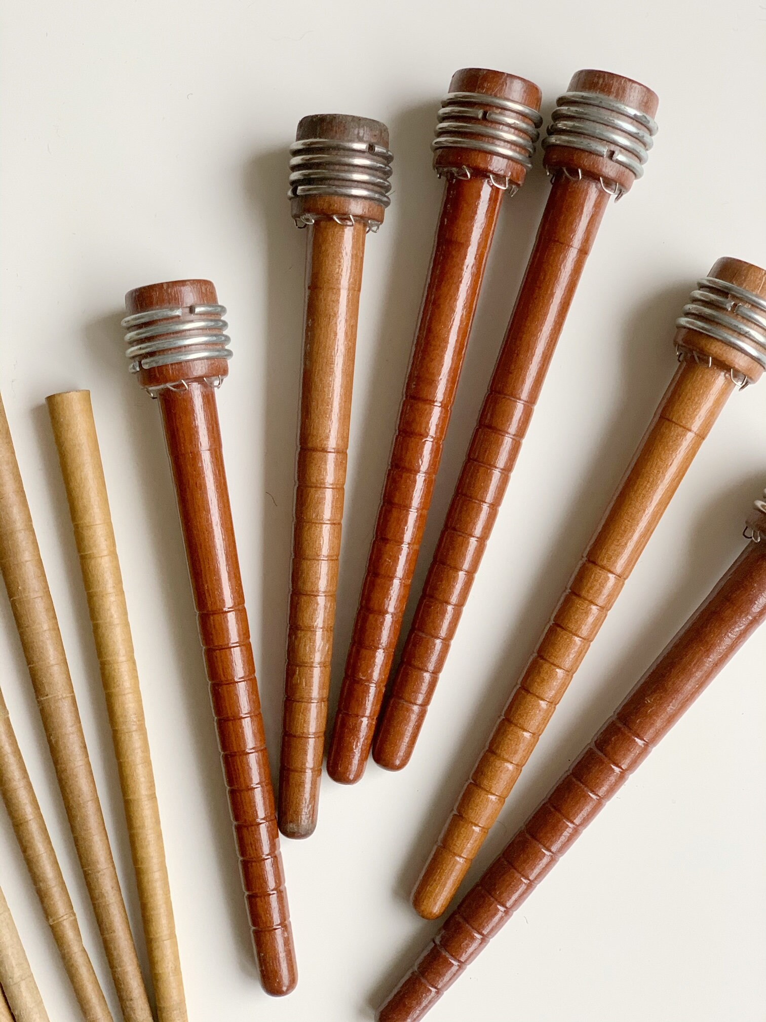 Weaving Shuttle Bobbins Quill Bobbins Antique Prins Etsy