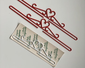 Needlecraft Frames Red Bell Pull Hangers Needlework Hangers Embroidery Frame