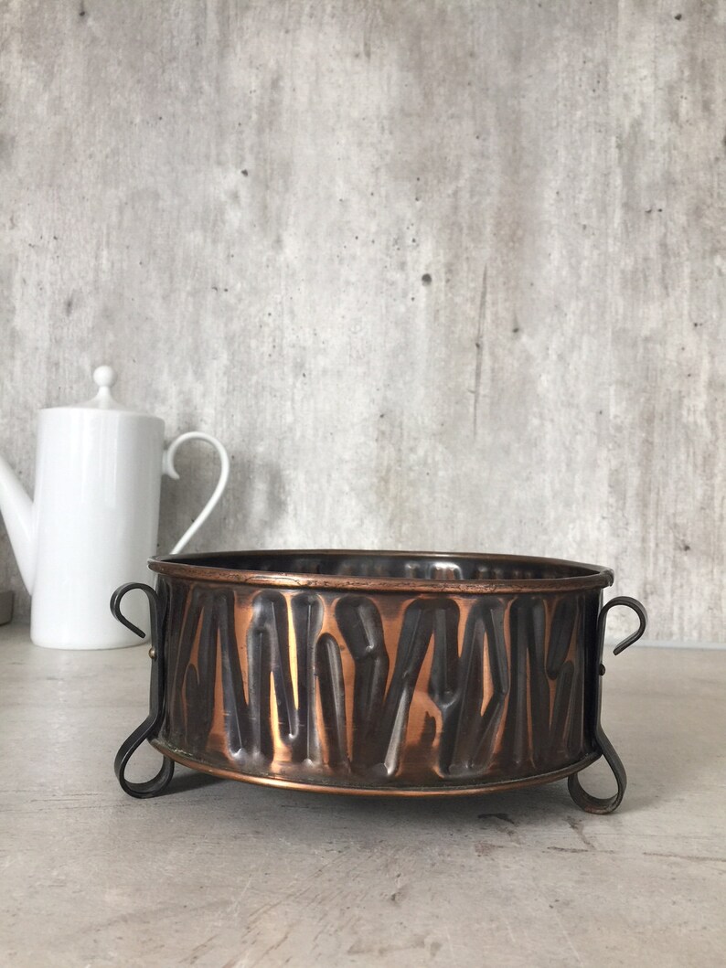 Decorative Copper Bowl Norwegian Copper Etsy UK