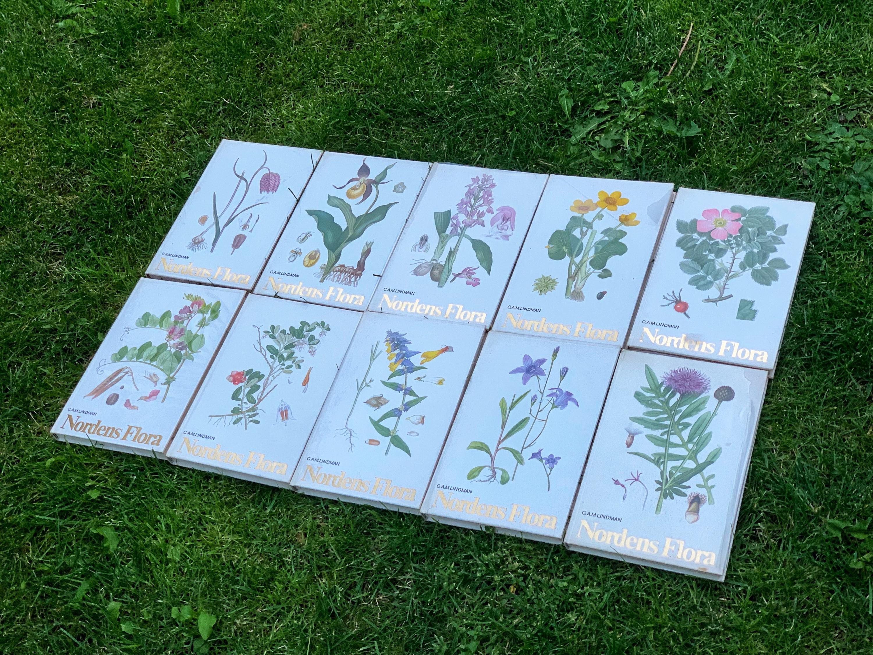 Nordens Flora Set of 10 Books - Etsy