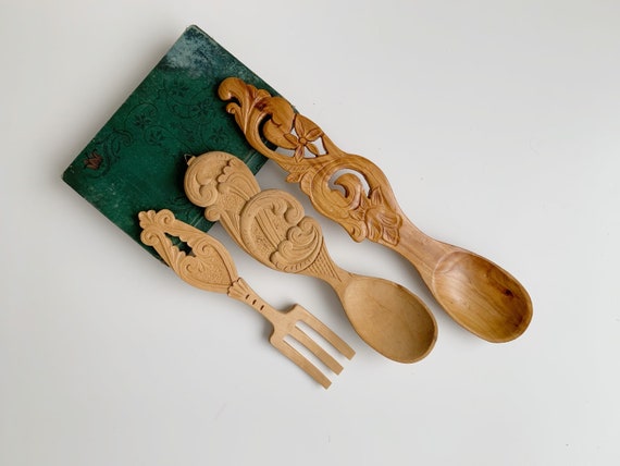  SOL -Juego de cucharas de madera para cocinar