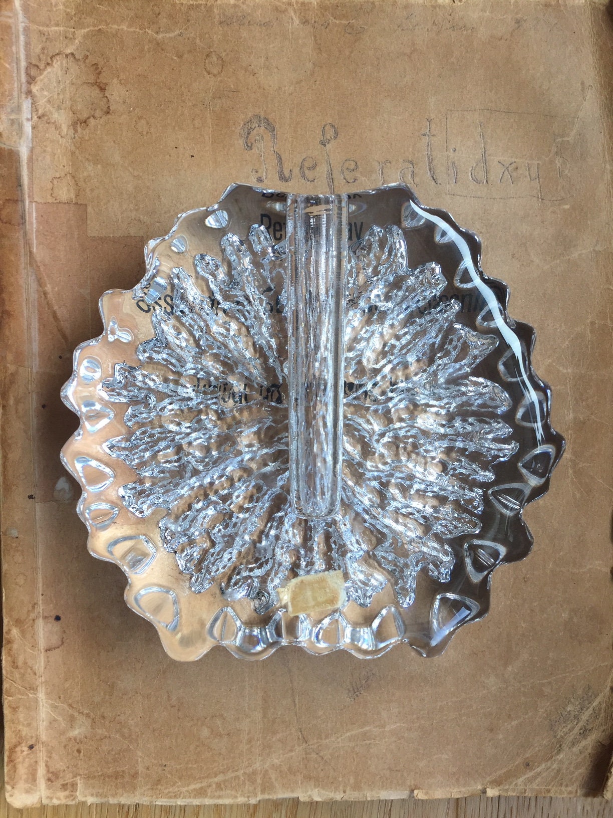 Hadeland Glass Norway Willy Johansson Glass Nautilus Crystal