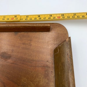 Vintage wooden serving tray image 5