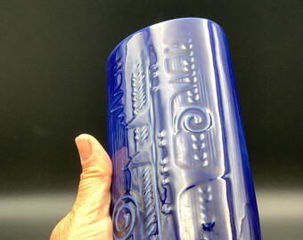 ロールストランド ルマー ブルー セラミック花瓶: オーレ アルベリウス