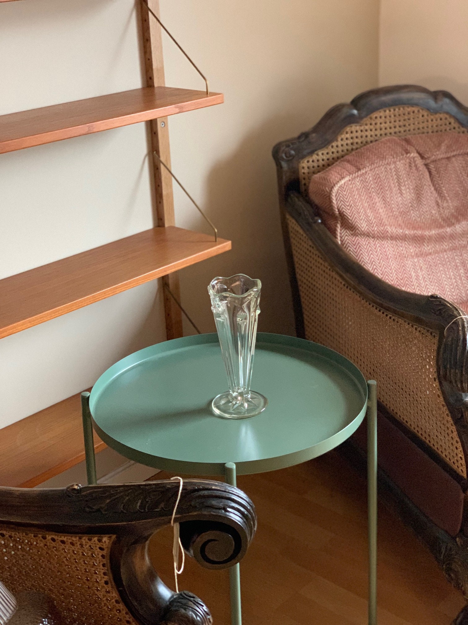 ノルウェーガラス花瓶、アールデコガラス花瓶、ハーデランド花瓶