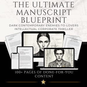 Può includere: The Ultimate Manuscript Blueprint per un thriller aziendale intellettuale, oscuro e contemporaneo di tipo enemies-to-lovers. Include oltre 100 pagine di contenuti, un monitor, un portatile, uno smartphone e documenti stampati con illustrazioni.