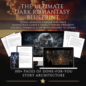 Dark Fantasy Romance Novel Outline | Enemies to Lovers Beat Sheet (PDF)