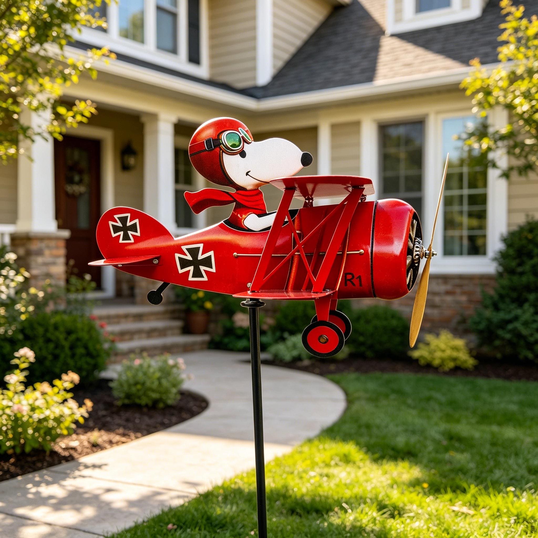 Snoopy Garden Spinner - Etsy
