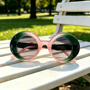 70s Round Sunglasses - Etsy display picture 1