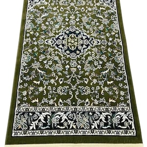 Rawdah luxe schuimgebedsmat, Madinah islamitisch fluwelen tapijt, comfortabel Salah-tapijt