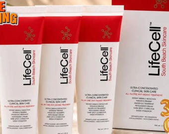 3-Pack Live-Cell South Beach Anti-Aging Cream – All-In-One Skincare Treatment | 2.54 oz Each