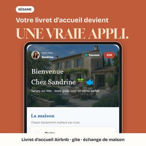 Livret d'Accueil Airbnb Interactif, Guide Bienvenue Numérique et Papier | Gîte, Chambre d'Hôtes, Location Saisonnière | QR Code | Sésame