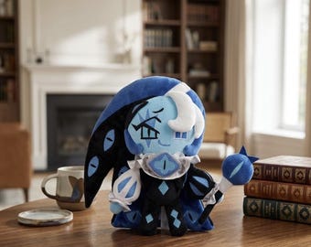 Shadow Milk Cookie Plush Toy, 24cm Cartoon Game Character Doll, Soft Stuffed Animal