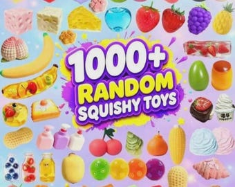 Chiboki Crunchy Squishy Collection, Slow-Rising Fidget Toys (Random)