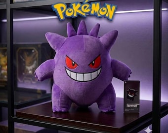 ポケモン ゲンガー ぬいぐるみ、ゴーストポケモンぬいぐるみ、アニメグッズ、ファンギフト