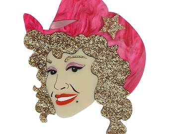 Dolly Parton brooch