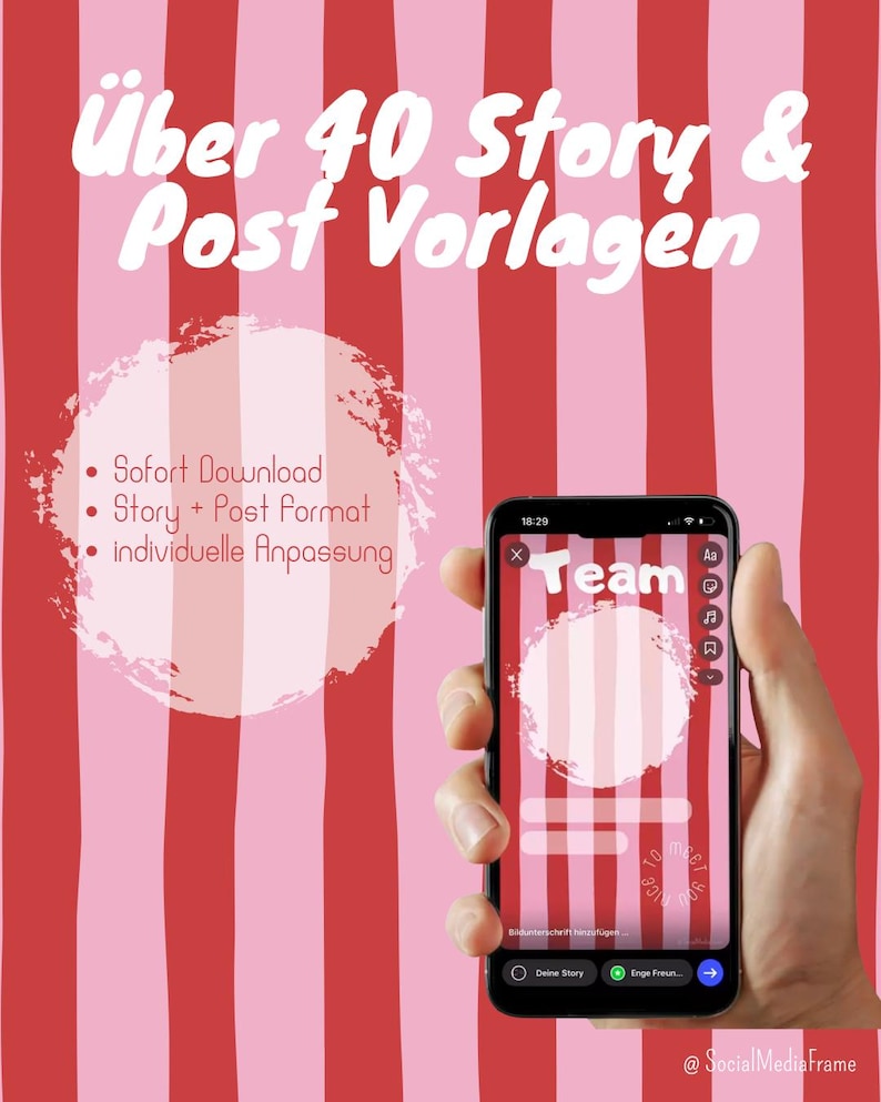 Instagram Story & Post Canva Templates for Businesses Instant