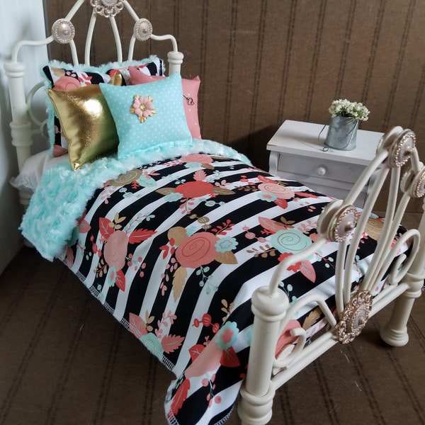 Aqua Coral Bedding Etsy