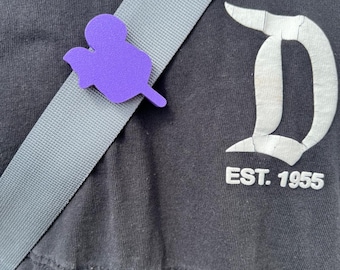 Clip per tracolla per borsa a forma di mouse stampata in 3D, ciondolo per zaino, accessorio per tracolla, scegli il colore