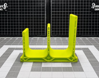 Porta taglierina per carta a 2 scomparti, organizer verticale per attrezzi da bricolage, contenitore da scrivania