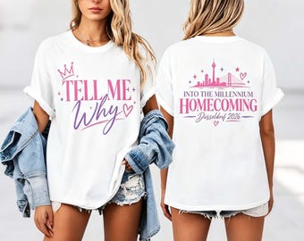 „Tell Me Why“-Shirt, 90er/2000er-Shirt, Retro-Statement-T-Shirt, Fanartikel für 90er-Boybands, Y2K-Style, Millennial Blue, Unisex, Merchandise der Nostalgie-Tour