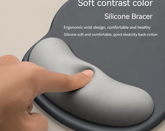 Ergonomic Mouse Pad with Wrist Rest Gradient Gaming Mouse Pad Non Slip Office Mouse Mat Wrist Support