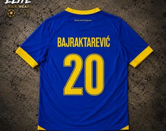 Esmir Bajraktarevic Bosnia y Herzegovina 2026 Camiseta de fútbol azul local Trikot