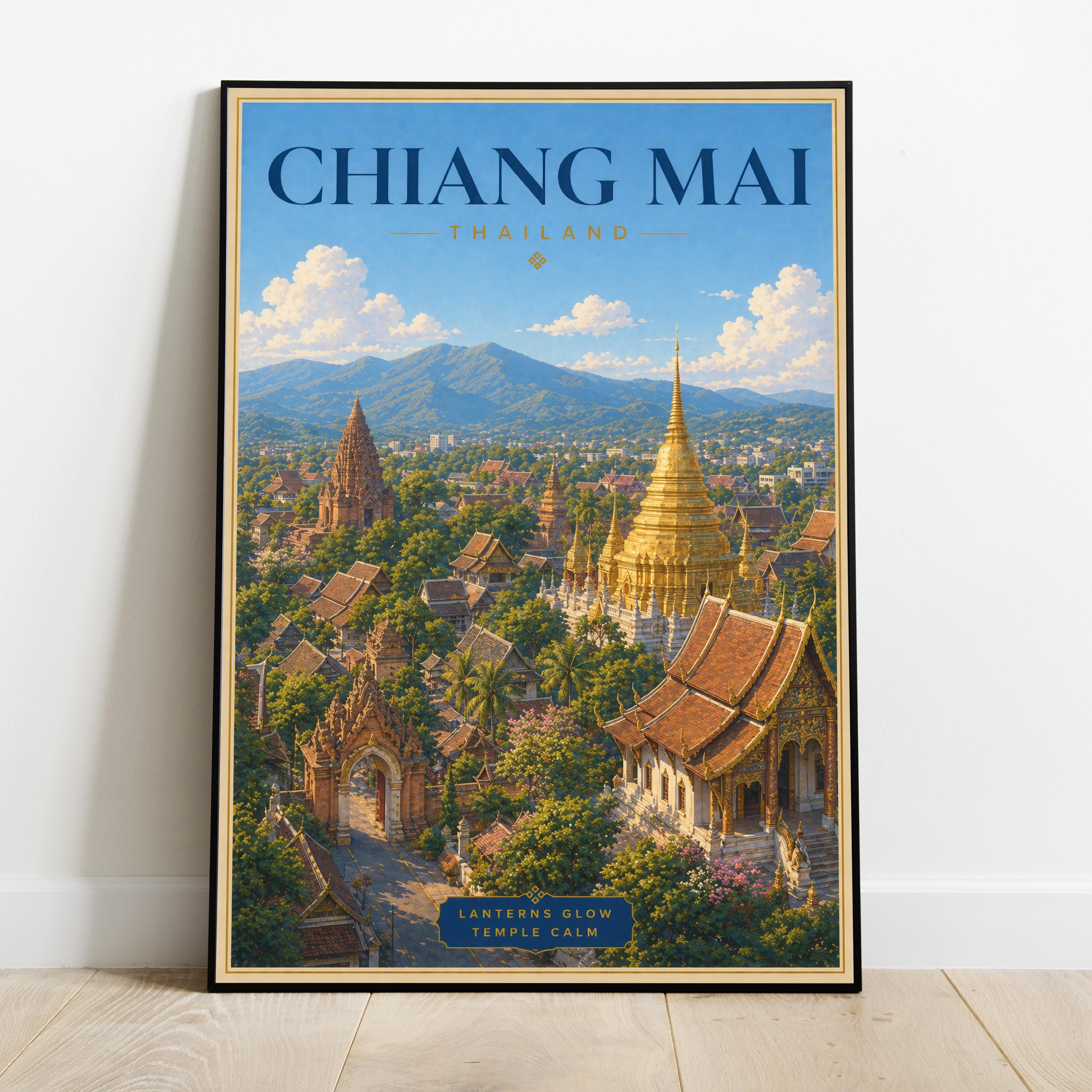 Chiang Mai Wall Art - Etsy