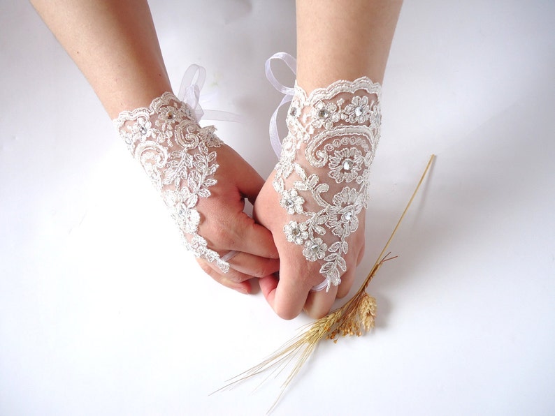 Wedding Gloves Wedding Bridal Gloves Fingerless Gloves Etsy