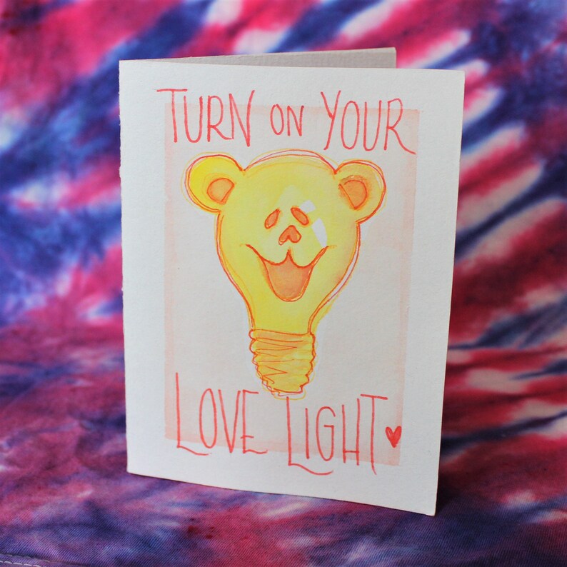 Hand Painted Turn on Your Love Light Grateful Valentine's Etsy Hand Painted Turn on Your Love Light Grateful Valentine's Etsy