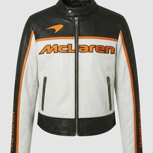 Mclaren Leather Jacket - Etsy