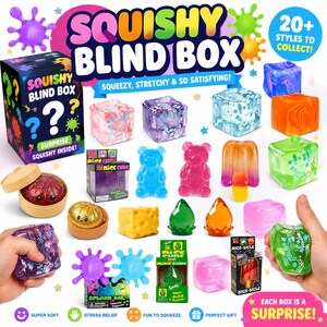 Squishy Blind Box Überraschungsspielzeug zum Stressabbau für Kinder und Erwachsene