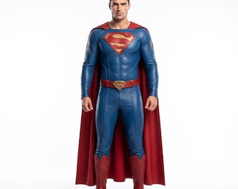 Patriotic Hero Suit, Premium Leather Armor, Men's Cosplay Costume, Comic Con Outfit, Custom Size Gear