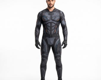 Monarch Cyber Armor, Printed Bodysuit, Men's Cosplay Suit, Flat Panel Costume, SciFi Tactical Gear, Prop Free Outfit, Custom Size