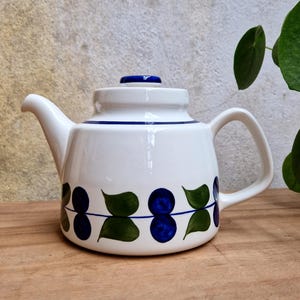Rörstrand Sweden Irene Coffee Pot by Rosemarie Benedikt | Mid Century Scandinavian Retro Design 1970s