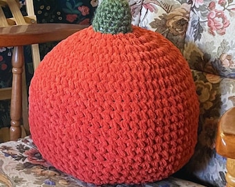 Crochet Pumpkin Pillow Pattern: Easy Amigurumi (Instant Download)