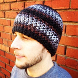 Chunky Crochet Hat Pattern Chunky Hat Pattern for Men Crochet Hat ...