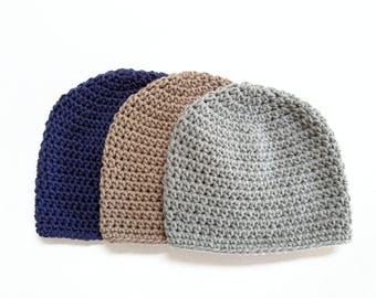 Fast Favorite Beanie Crochet Pattern- Easy Mens Hat Pattern- Fast and Cozy Crochet Pattern for Women- Instant Download